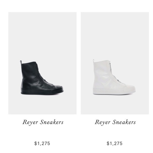 ann demeulemeester Suede High Top Sneakers - Picture 12 of 12